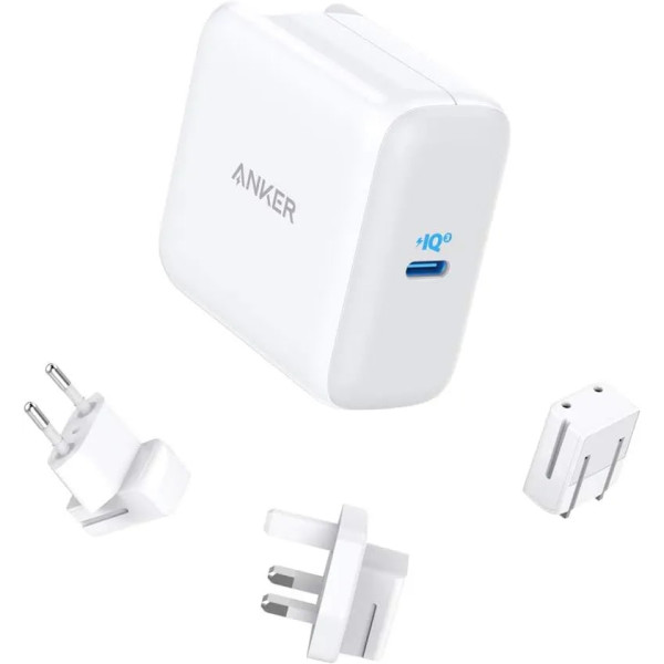 Incarcator retea de calatorie (EU/UK/USA) Anker PowerPort III GaN / 65W / USB-C Incarcator retea de calatorie (EU/UK/USA) Anker PowerPort III GaN / 65W / USB-C