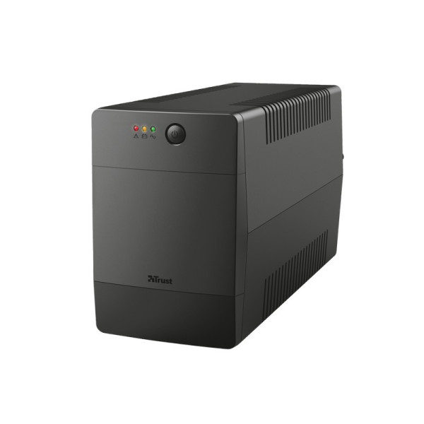 TRUST Back-UPS Paxxon 1000VA/600W, AVR, 4 x CEE 7/7 Schuko (all 4 Battery Backup + Surge Protected), LED indicators, 2 minutes of runtime at 450W capacity load TRUST Back-UPS Paxxon 1000VA/600W, AVR, 4 x CEE 7/7 Schuko (all 4 Battery Backup + Surge Protected), LED indicators, 2 minutes of runtime at 450W capacity load