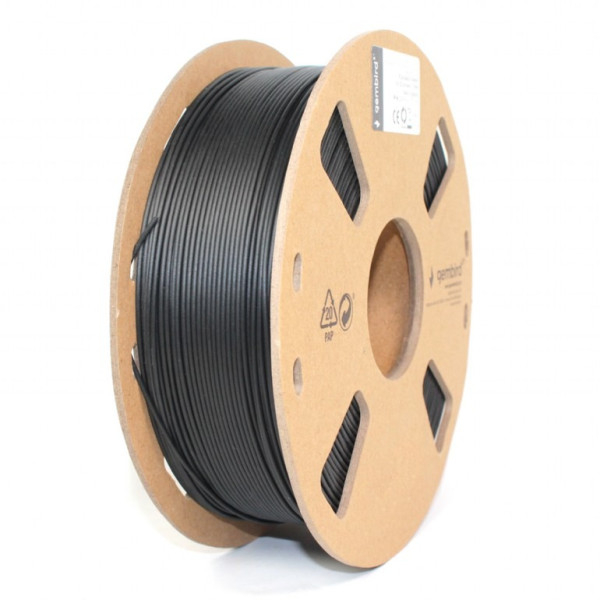 Gembird PLA Filament, Black, 1.75 mm, 1 kg Gembird PLA Filament, Black, 1.75 mm, 1 kg
