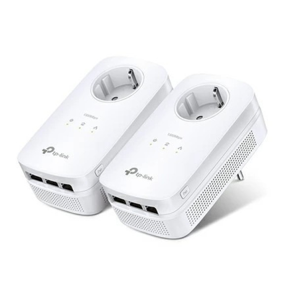Адаптеры Powerline TP-LINK TL-PA8030P KIT / 1300Mbps / 3 Gigabit LAN Port Адаптеры Powerline TP-LINK TL-PA8030P KIT / 1300Mbps / 3 Gigabit LAN Port