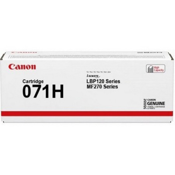 Laser Cartridge Canon 071 HB (5646C002), black (2500 pages) for Canon i-Sensys LBP122dw, MF272dw, MF275dw. Laser Cartridge Canon 071 HB (5646C002), black (2500 pages) for Canon i-Sensys LBP122dw, MF272dw, MF275dw.