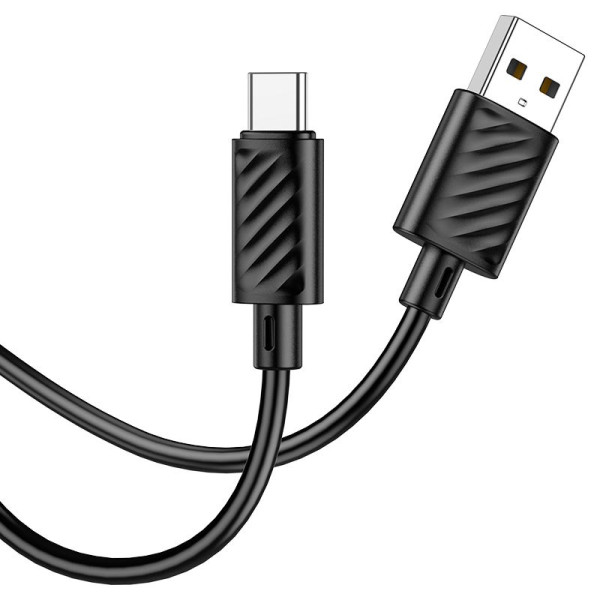 Кабель USB-A to USB-C HOCO “X88 Type-C”, 82 cm, black Кабель USB-A to USB-C HOCO “X88 Type-C”, 82 cm, black