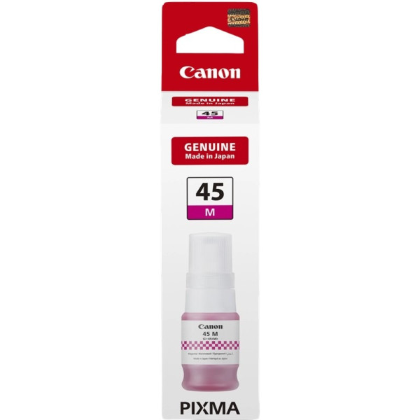 Ink Bottle Canon GI-45M, Magenta (6286C001), 40ml for Canon MAXIFY GX1040, MAXIFY GX2040, 3000 p. (Eco 4500 p.) Ink Bottle Canon GI-45M, Magenta (6286C001), 40ml for Canon MAXIFY GX1040, MAXIFY GX2040, 3000 p. (Eco 4500 p.)