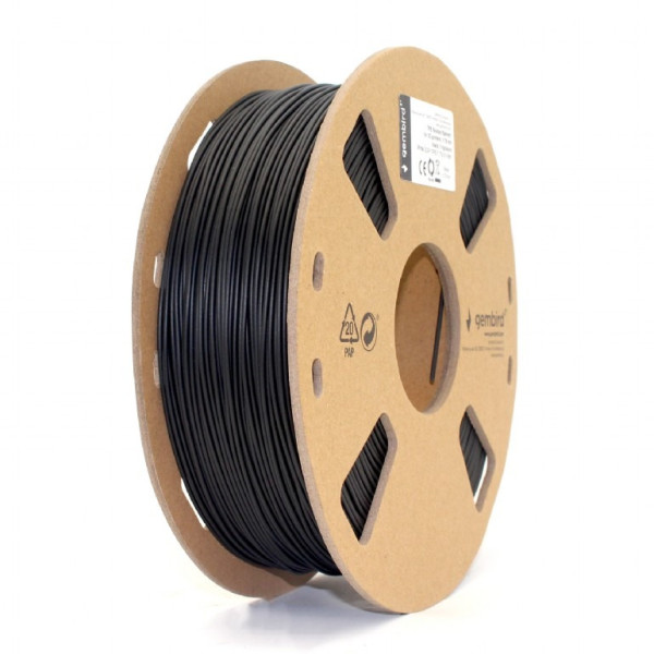 Gembird TPE flexible filament, Black, special thermopolymer allows to obtain materials similar to rubber, 1.75mm, 1kg Gembird TPE flexible filament, Black, special thermopolymer allows to obtain materials similar to rubber, 1.75mm, 1kg