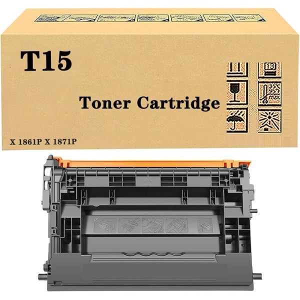 Toner Cartridge Canon T15 Black, for Canon i-SENSYS X 1861, 1871, Yield 42000 pages. Toner Cartridge Canon T15 Black, for Canon i-SENSYS X 1861, 1871, Yield 42000 pages.