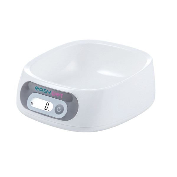 Bol cu cantar incorporat Easy Pet IMPCBA110 / 0.6 L / LCD display / White Bol cu cantar incorporat Easy Pet IMPCBA110 / 0.6 L / LCD display / White