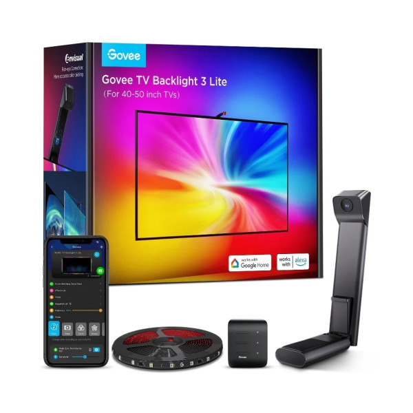 Banda LED pentru TV GOVEE RGBIC TV Backlight 3 Lite (40”-50”) Banda LED pentru TV GOVEE RGBIC TV Backlight 3 Lite (40”-50”)