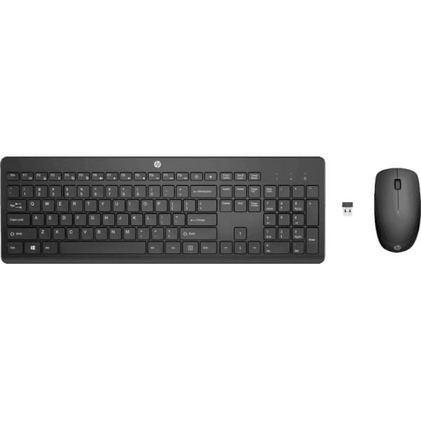 Tastatura si mouse Wireless HP 230, Black Tastatura si mouse Wireless HP 230, Black
