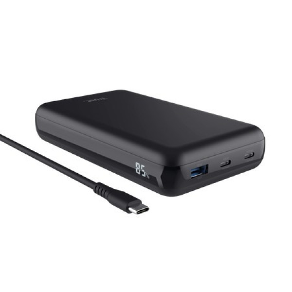 Powerbank pentru laptop Trust Laro 20'000mAh / 100W / USB-C Powerbank pentru laptop Trust Laro 20'000mAh / 100W / USB-C