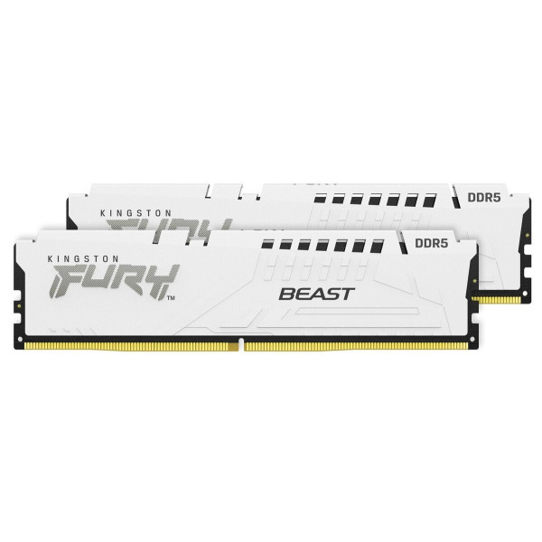 Memorie operativa Kingston FURY Beast DDR5 White EXPO 6000MHz 32GB (Kit of 2*16GB) Memorie operativa Kingston FURY Beast DDR5 White EXPO 6000MHz 32GB (Kit of 2*16GB)