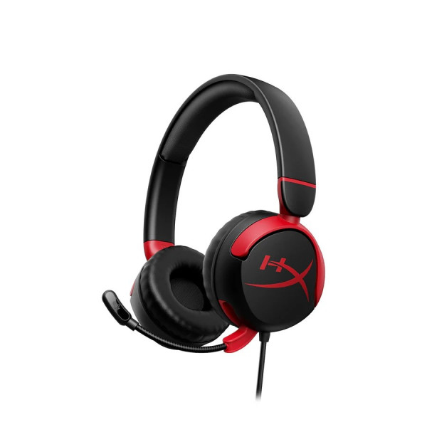 Гарнитура HyperX Cloud Mini, Черный/Красный, Встроенный микрофон, Дети 8-12 лет