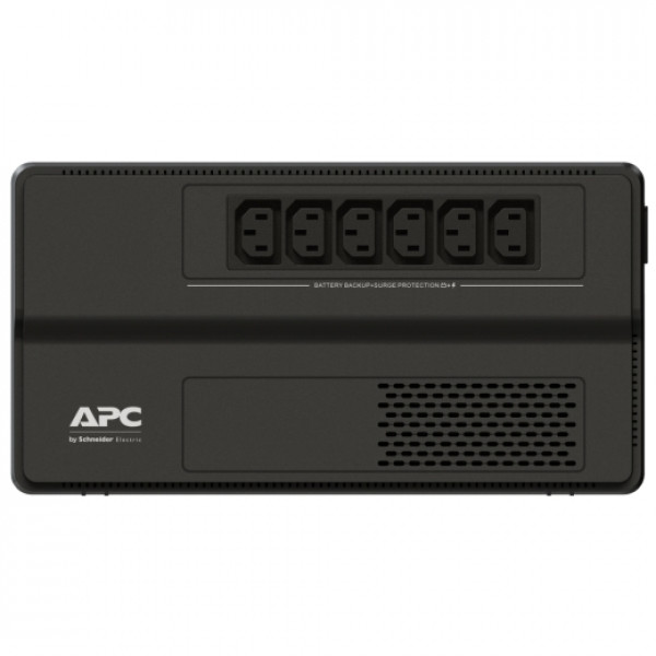 ИБП APC Easy-UPS BV650I, 650VA/375W, AVR, Линейно-интерактивный, 6 гнезд IEC (все 6 с резервным питанием + защитой от скачков напряжения), 1,5 м