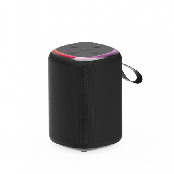Boxa Portabila Bluetooth Gembird SPK-BT-LED-08S, 5W RMS, RGB, Microfon incorporat, Negru