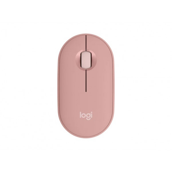 Беспроводная мышь Logitech Pebble M350s Tonal Rose, компактная, Bluetooth, 400-4000 dpi