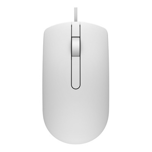 Оптическая мышь Dell - Проводная - USB, 1000 dpi, 413г, MS116 - Белый (570-AAIP)