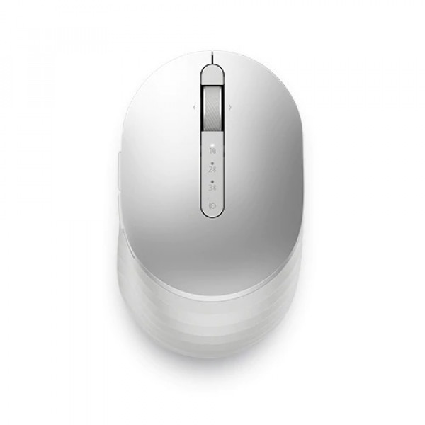 Dell Mouse Wireless MS7421W Reîncărcabil, Argintiu Plat, 2.4 GHz, Bluetooth 5.0, 1600 dpi, But. Programabile, Rotiță Programabilă, Port USB-C, 3 Ani Garanție