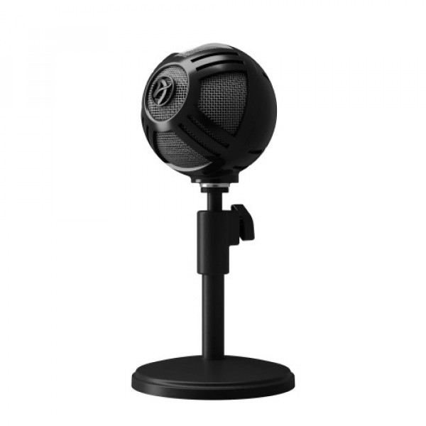 Microfon USB AROZZI Sfera cu model de captare Cardioid, plug-and-play, 1,8m, negru