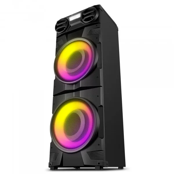 Портативная аудиосистема SVEN PS-1900, 1000W, Bluetooth, Караоке, RGB, NFC, Черный
