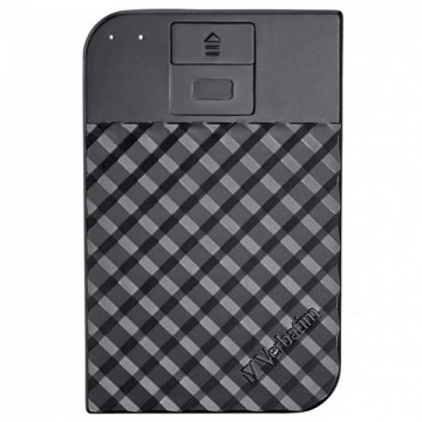 HDD внешний 2.5” 1.0TB (USB3.1/USB-C) Verbatim "Fingerprint Secure", Черный