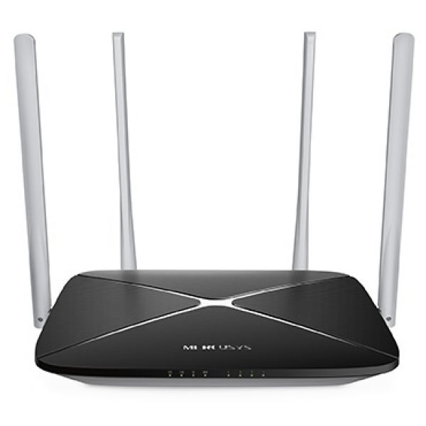 Wi-Fi роутер MERCUSYS AC12 / AC1200 Dual Band / Wi-Fi5 / 1WAN+4LAN / 4 external antennas