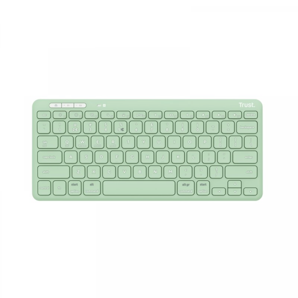 Tastatura Wireless Compacta Trust Lyra / BT5.0 / Green