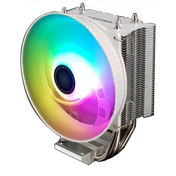 XILENCE Cooler XC229 ”M403PRO.W.ARGB”, WHITE DESIGN, Intel Socket LGA1700/1150/1151/1155/1156/1200 & AMD AM5/AM4/AM3/FM2, up to 150W, 120х120х25mm