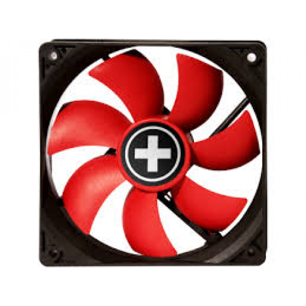 80mm Case Fan - XILENCE XPF80.R.PWM Fan, Performance C, 80x80x25mm, 800-1800 rpm, < 20dBa, 21.8CFM, hydro bearing, 4Pin with PWM, Black/Red