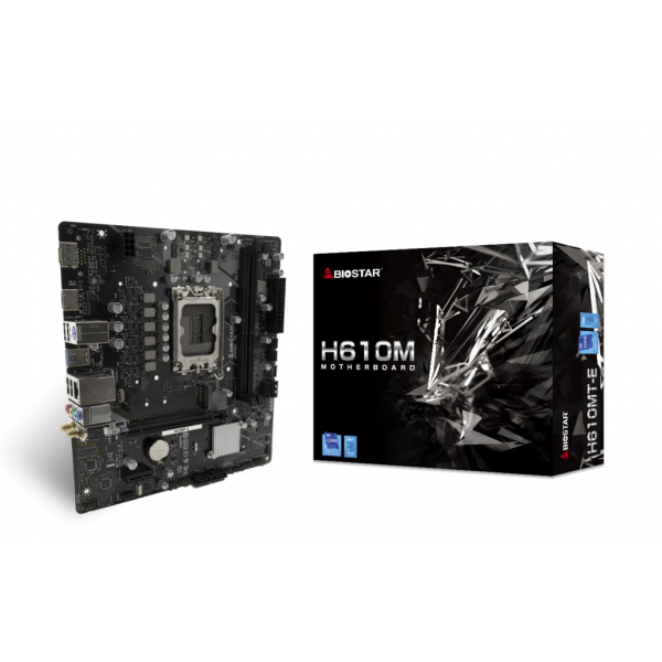 Paca de baza BIOSTAR H610MT-E / Socket 1700 / Intel H610 / mATX