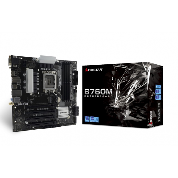 Материнская плата BIOSTAR B760MXC PRO / AM5 / B760 / DDR5 / mATX