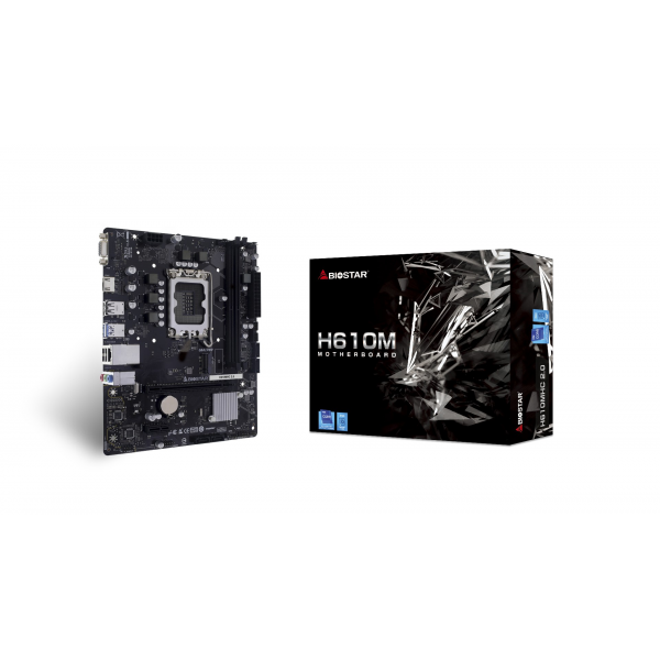 Placa de baza BIOSTAR H610MHC 2.0 / Socket 1700 / Intel H610 / mATX