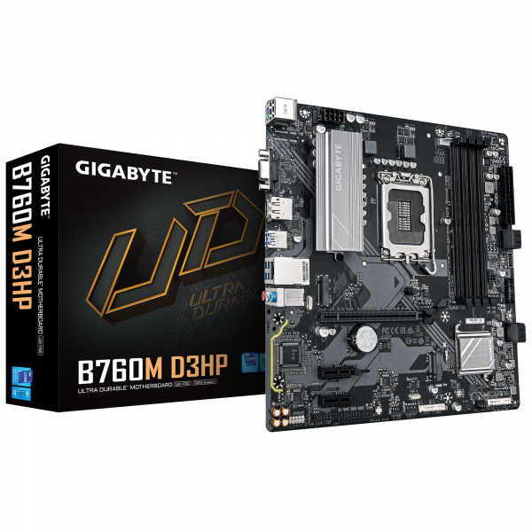 Материнская плата GIGABYTE B760M D3HP / 1700 / B760 / DDR5 / mATX