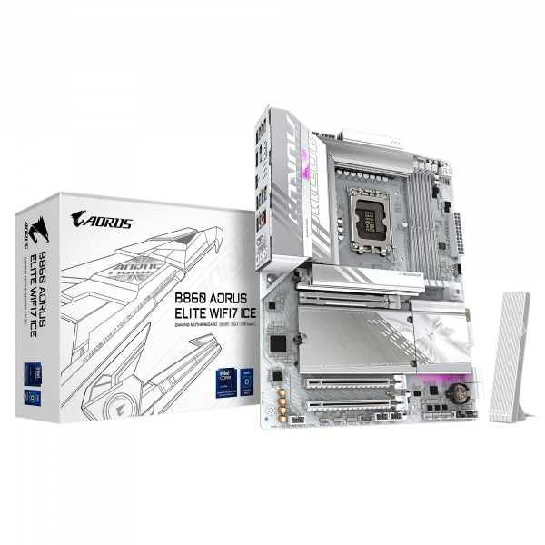 Placa de baza GIGABYTE B860 A ELITE WF7 ICE/ 1851/ Intel B860/ DDR5 / ATX
