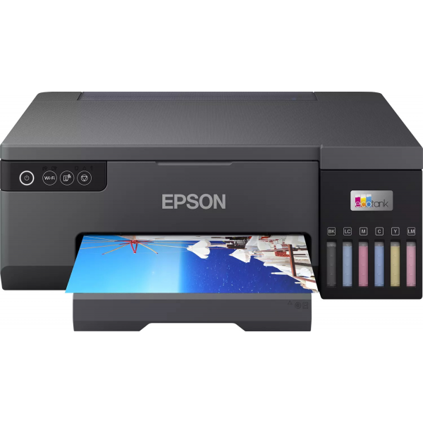 Принтер с СНПЧ Epson Eco Tank L8050 / 6-цвет / A4 / Wi-Fi / CD/DVD print / Black