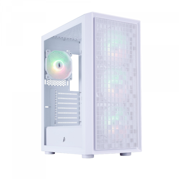 Корпус 1STPLAYER GO6 / w/oPSU / Side-Window / 4 x FS7 / ATX / White
