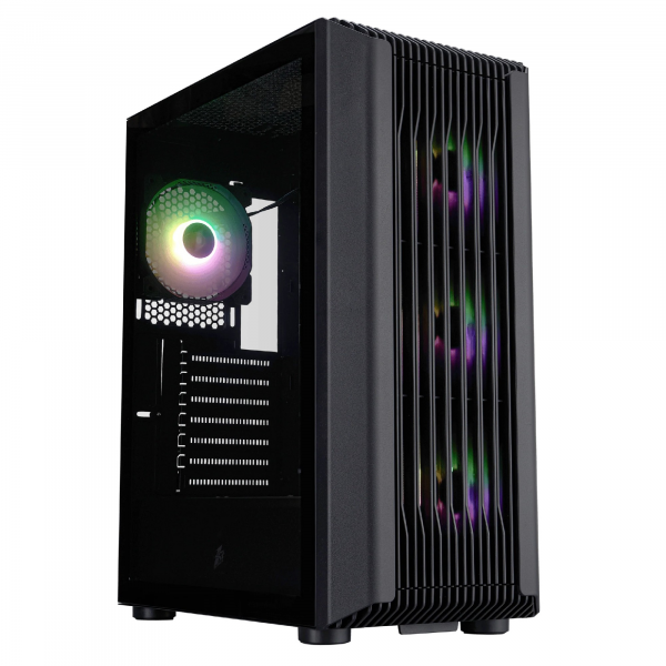Корпус 1STPLAYER H6 / w/oPSU / Side-Window / 4 x F7 / ATX / White