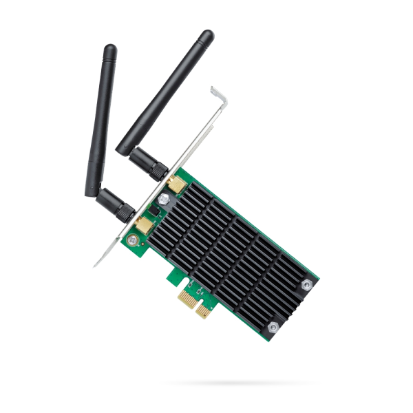 TP-LINK Archer T4E AC1200 Wireless Dual Band PCI Express Adapter, 867Mbps on 5GHz + 300Mpbs on 2.4GHz, 802.11a/b/g/n/ac, 2 Dual Band detachable аntennas TP-LINK Archer T4E AC1200 Wireless Dual Band PCI Express Adapter, 867Mbps on 5GHz + 300Mpbs on 2.4GHz, 802.11a/b/g/n/ac, 2 Dual Band detachable аntennas