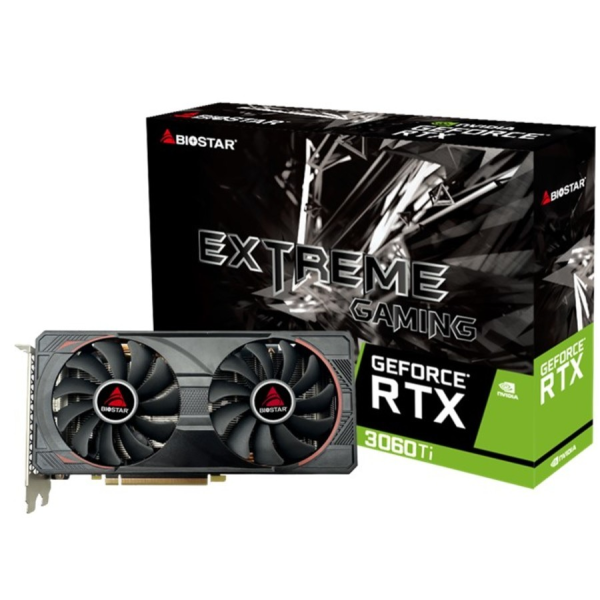Видеокарта BIOSTAR GeForce RTX 3060 Ti / 8GB / GDDR6 / 256bit Видеокарта BIOSTAR GeForce RTX 3060 Ti / 8GB / GDDR6 / 256bit
