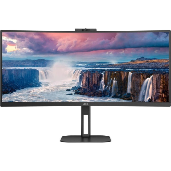 34.0” Монитор AOC CU34V5CW/BK/ Curved/ 21:9/ 4K 34.0” Монитор AOC CU34V5CW/BK/ Curved/ 21:9/ 4K
