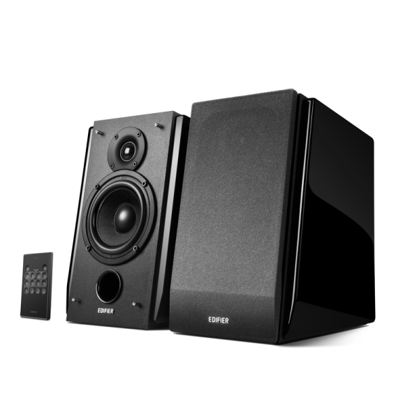 Edifier R1850DB Black, 2.0/ 70W (2x35W) RMS, Audio In: Bluetooth, RCA x2, PC, AUX, optical, coaxial, remote control, all wooden(4”+3/4”) Edifier R1850DB Black, 2.0/ 70W (2x35W) RMS, Audio In: Bluetooth, RCA x2, PC, AUX, optical, coaxial, remote control, all wooden(4”+3/4”)