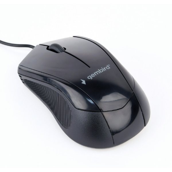 Gembird MUS-3B-02, Optical Mouse, 3-button, 1000dpi, USB, 1.35m cable, Black Gembird MUS-3B-02, Optical Mouse, 3-button, 1000dpi, USB, 1.35m cable, Black