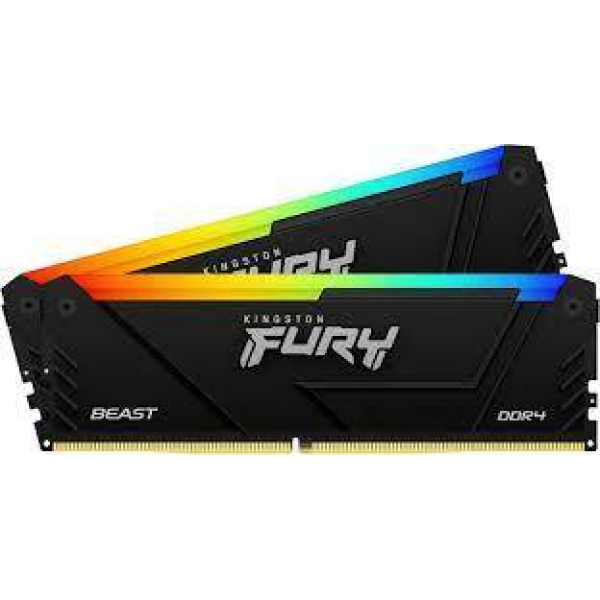 Оперативная память Kingston FURY® Beast DDR4 RGB 3200 МТ/с 32ГБ (Kit of 2*16GB) Оперативная память Kingston FURY® Beast DDR4 RGB 3200 МТ/с 32ГБ (Kit of 2*16GB)
