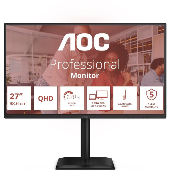 27.0” Монитор AOC Q27E4CV/ QHD /120Hz 27.0” Монитор AOC Q27E4CV/ QHD /120Hz