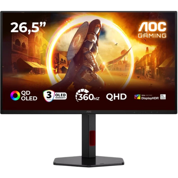 26.5” Игровой Монитор AOC Q27G4SDR/ QHD/ QD OLED/ 360Hz