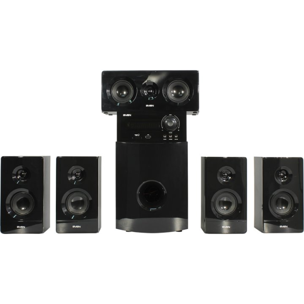 Boxe 5.1 SVEN HT-210 / 120W RMS / Bluetooth / FM-tune / USB Flash / SD card / Black Boxe 5.1 SVEN HT-210 / 120W RMS / Bluetooth / FM-tune / USB Flash / SD card / Black
