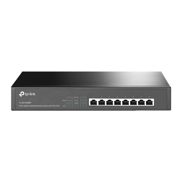 Switch TP-LINK TL-SG1008MP / 8 port / Gigabit / PoE Switch TP-LINK TL-SG1008MP / 8 port / Gigabit / PoE