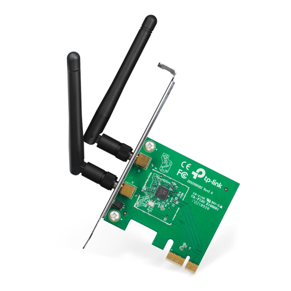 TP-LINK TL-WN881ND N300 Wireless PCI Express Adapter, Atheros, 2T2R, 300Mbps on 2.4GHz, 802.11n/g/b, 2 detachable antennas TP-LINK TL-WN881ND N300 Wireless PCI Express Adapter, Atheros, 2T2R, 300Mbps on 2.4GHz, 802.11n/g/b, 2 detachable antennas