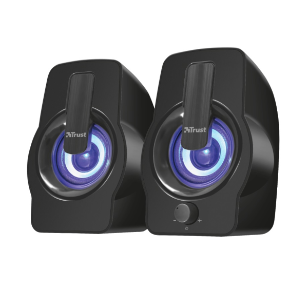 Boxe 2.0 Trust Gemi RGB Black / 12W / 3,5 AUX / USB power