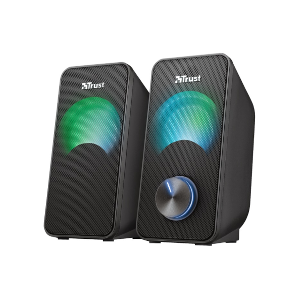 Boxe 2.0 Trust Arys RGB Compact Black / 12W / 3,5 AUX / USB power Boxe 2.0 Trust Arys RGB Compact Black / 12W / 3,5 AUX / USB power