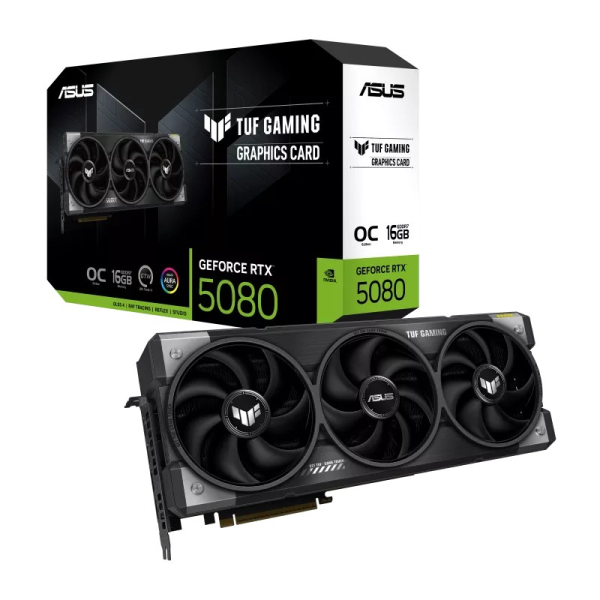 Видеокарта ASUS PRIME GeForce RTX 5080 OC Edition/ 16GB / GDDR7 / 256bit Видеокарта ASUS PRIME GeForce RTX 5080 OC Edition/ 16GB / GDDR7 / 256bit
