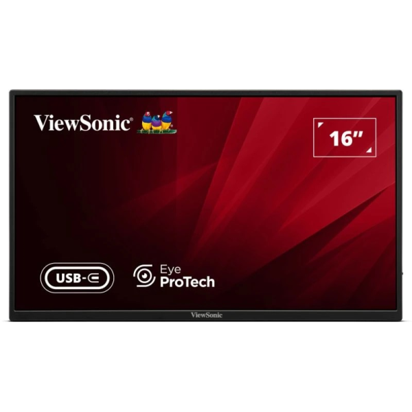 15.6” Портативный Монитор VIEWSONIC VA1650 + Sleeve Case / 7ms / Black 15.6” Портативный Монитор VIEWSONIC VA1650 + Sleeve Case / 7ms / Black